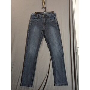 Urban Star Mens Jeans Dark Wash Straight Leg Denim Pants 32x34